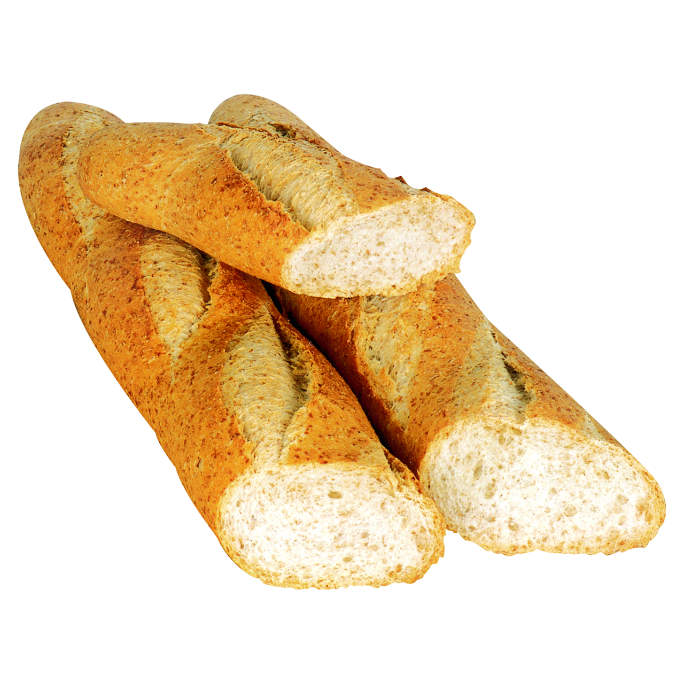 BAGUETTE ELABORADA CON HARINA INTEGRAL 50% DE TRIGO